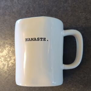 White 'Namaste' Mug By Rae Sunn